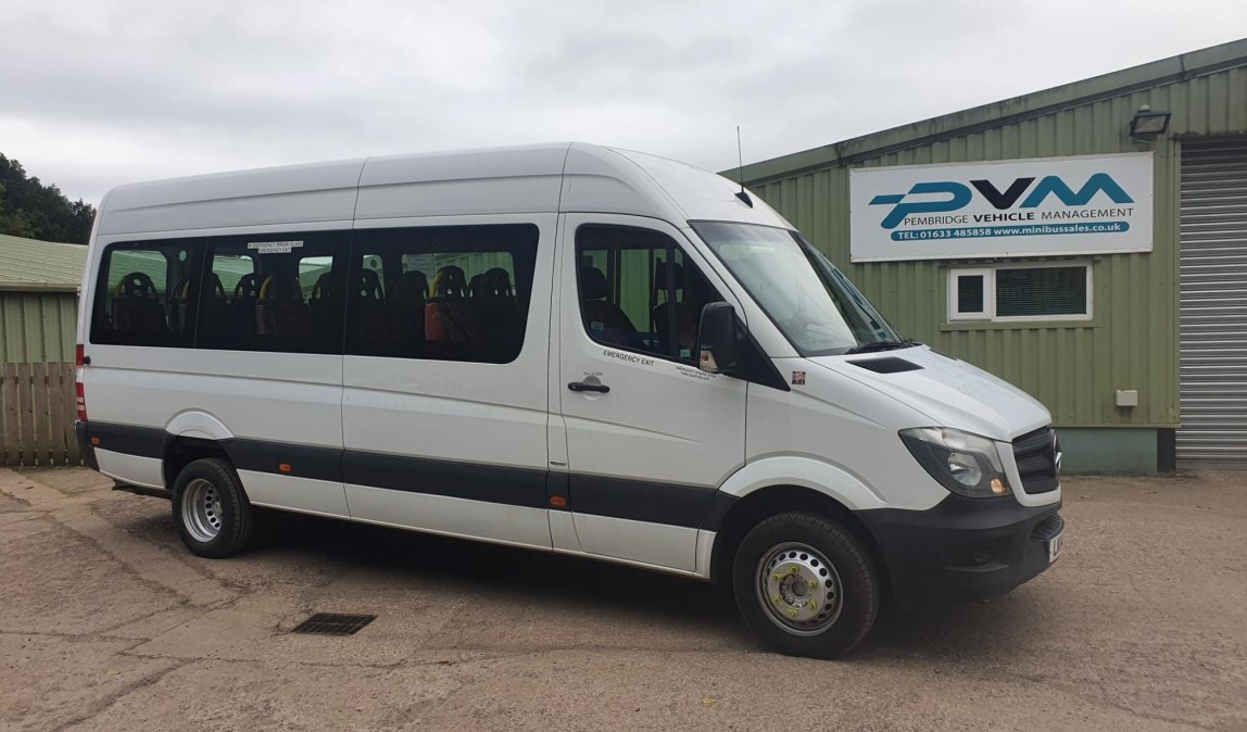 Mercedes Sprinter 16 seat wheelchair accessible minibus ideal for